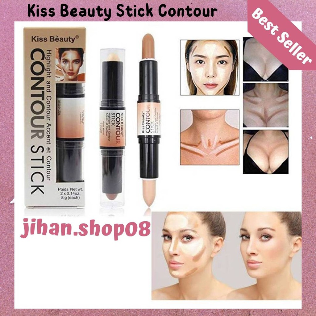 Kiss Beauty Contour Stick - Kiss Beauty Stick Contour - Highlight and Contour - Highlight Stick