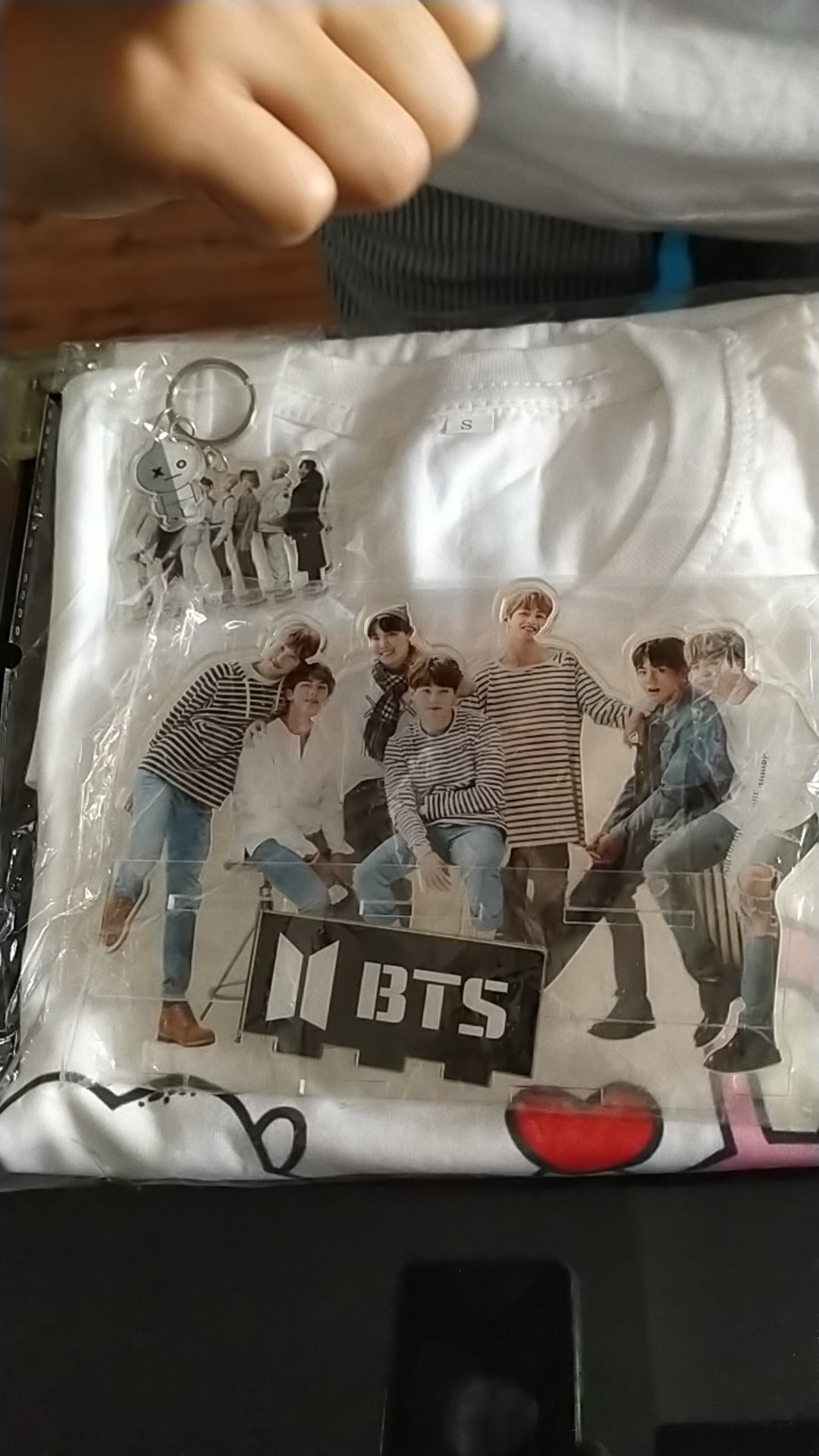 Kpop Bts Bt21 Cute Keychain Akrilik Keyring.gantungan Kunci Bts. Minor 3