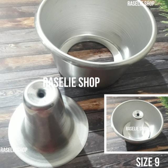 Loyang PRESS Chiffon MINI size 9 Cetakan Bolu Chifon Sifon Bongkar Pasang