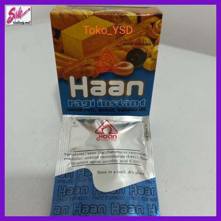 

Giragi- Haan Ragi Instant / Haan Yeast / Ragi Kue / Fermipan -Makanan-Minuman.