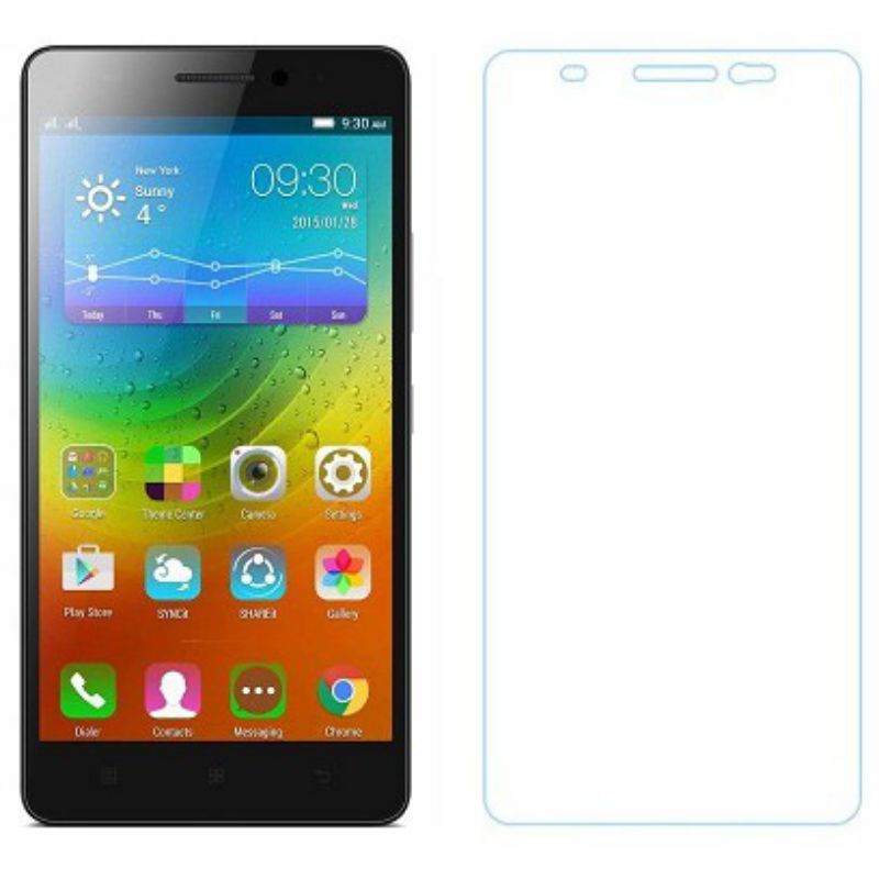 Tempered Glass Lenovo A7000/A5000 Anti Gores Kaca Bening Clear Screen Guard Protection layar