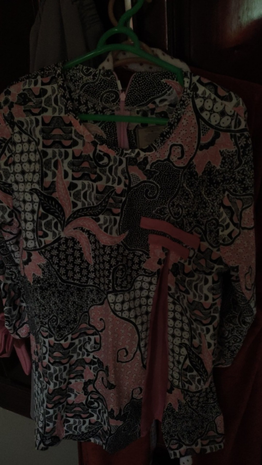 Tey-17 Batik Wanita Asj Sa Hrb026 Kenongo Kemeja Tosca Pendek