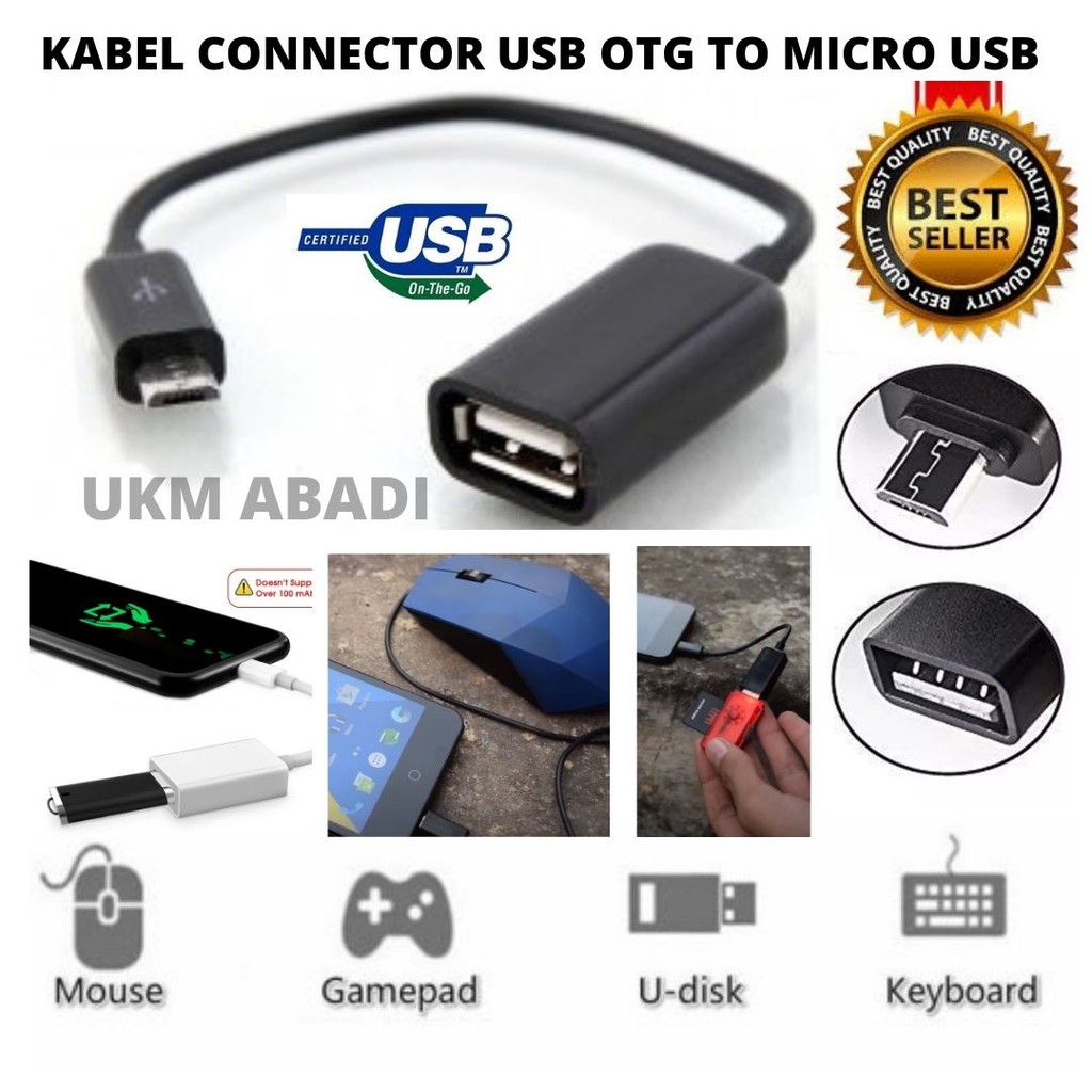 Kabel Data Charger USB OTG Female Ke Micro USB Universal Multi 111108