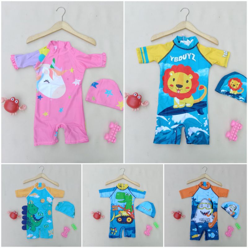 READY BAJU RENANG ANAK 1- 7 thn/baju berenang