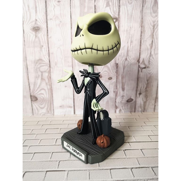 Pajangan Wacky Bobble Head Jack Skelington Kepala bisa goyang