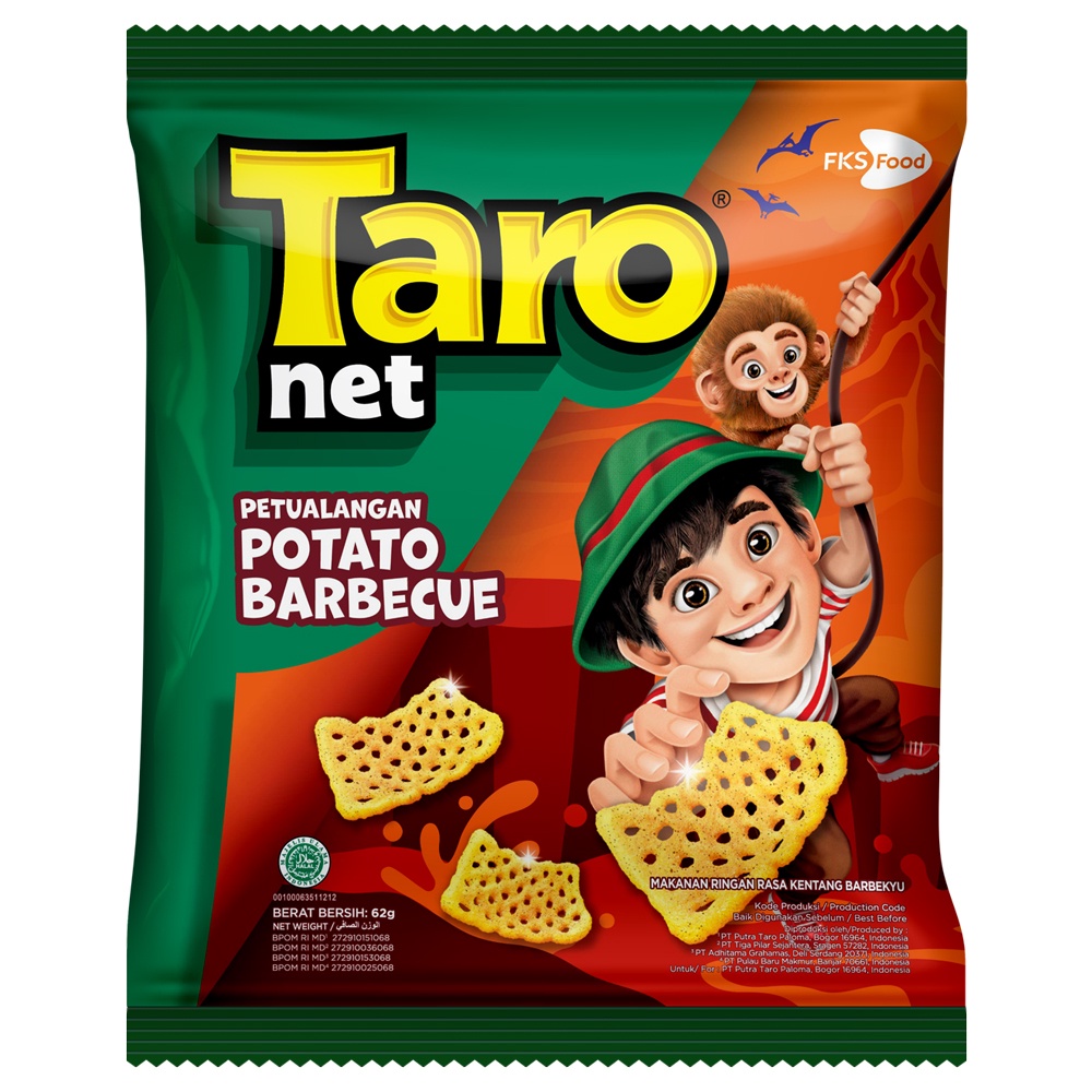 

Taro Net Snack Potato Barbeque 62 g ACCJKT