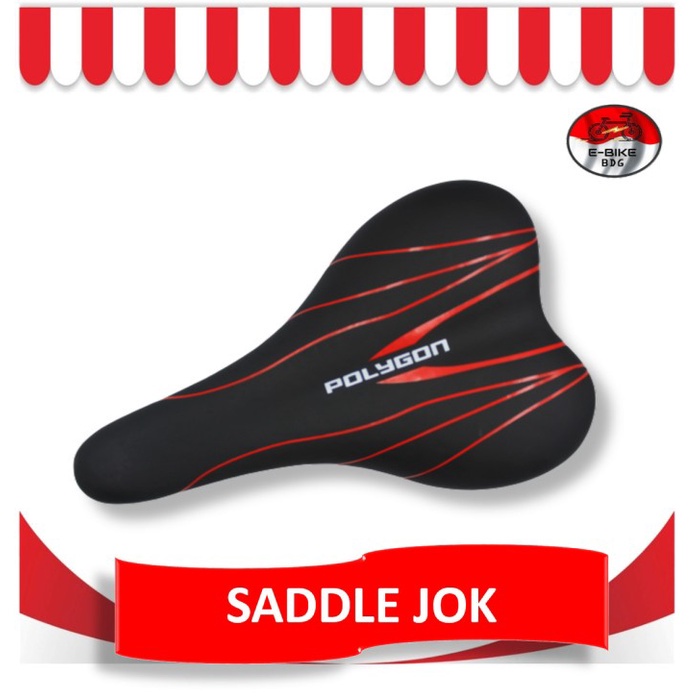 POLYGON SADDLE JOK SEPEDA MTB EMPUK EXCLUSIVE FOAM