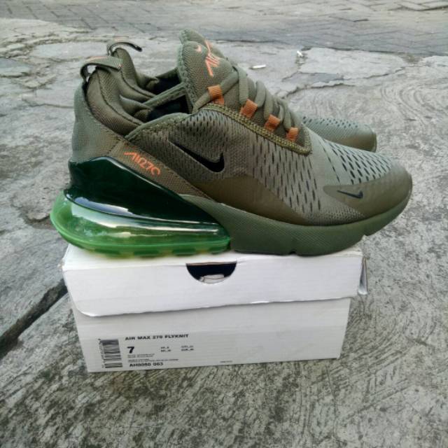 SEPATU NIKE AIRMAX 270 GREEN OLIVE