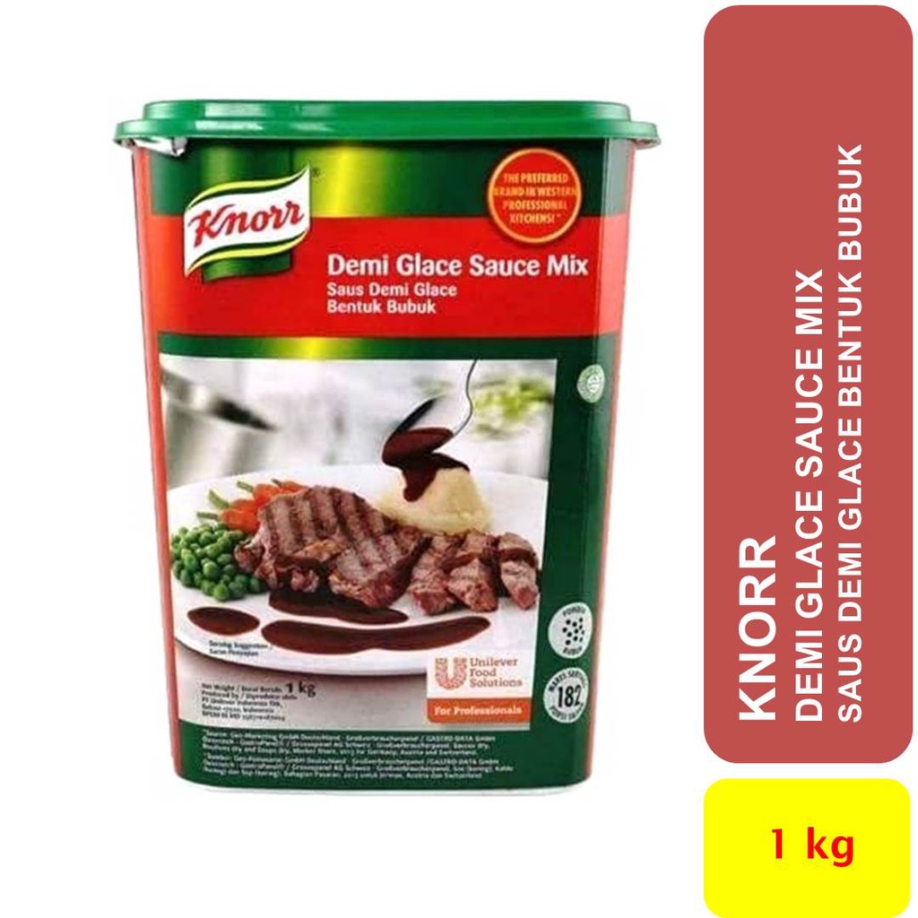 

Demi Glace Sauce Mix kemasan Jerigen 1 kg merk KNORR