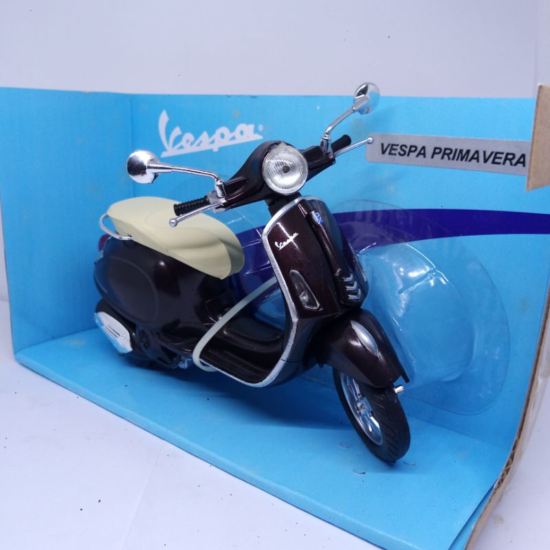 Diecast VESPA PRIMAVERA Miniatur Motor Vespa Scuter Matic 1