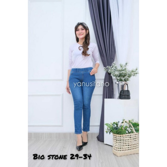 Celana Legging Wanita Stretch // Celana Legging Jeans Wanita Premium