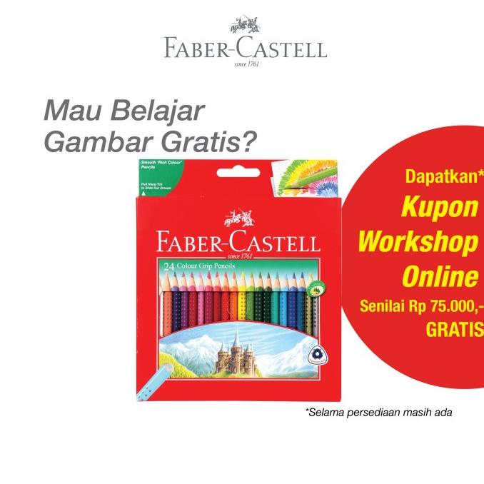 

Faber-Castell Colour Grip Pencils 24