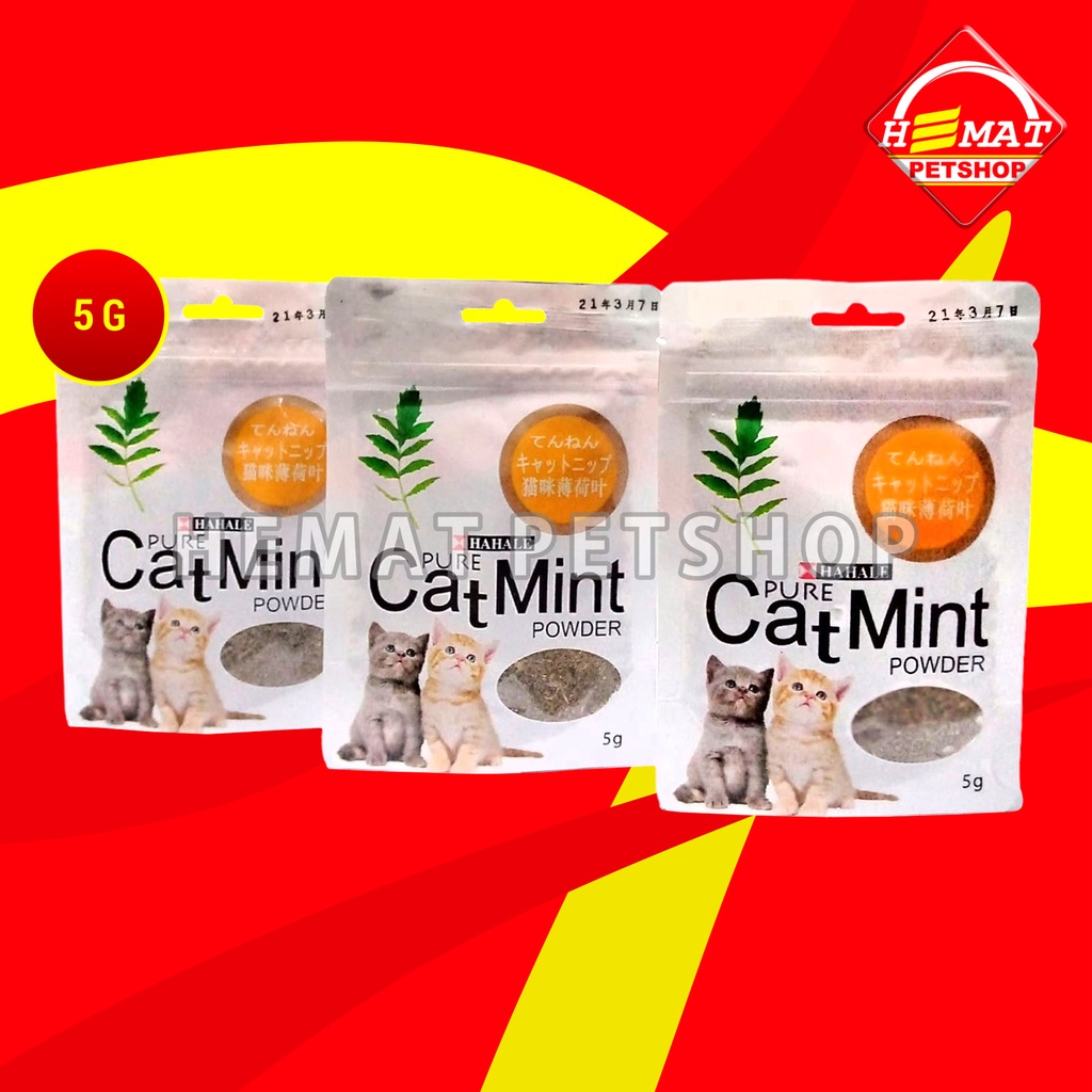 Pure Cat Mint Powder Sachet Cat Nip Serbuk Catnip Kucing