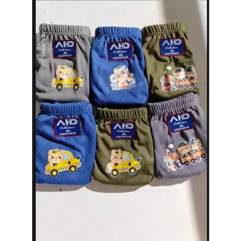 1 Lusin Celana Dalam anak Laki-laki Berkarakter /12 Pcs CD anak Laki Karakter /Underwear anak Laki-Laki katun COD