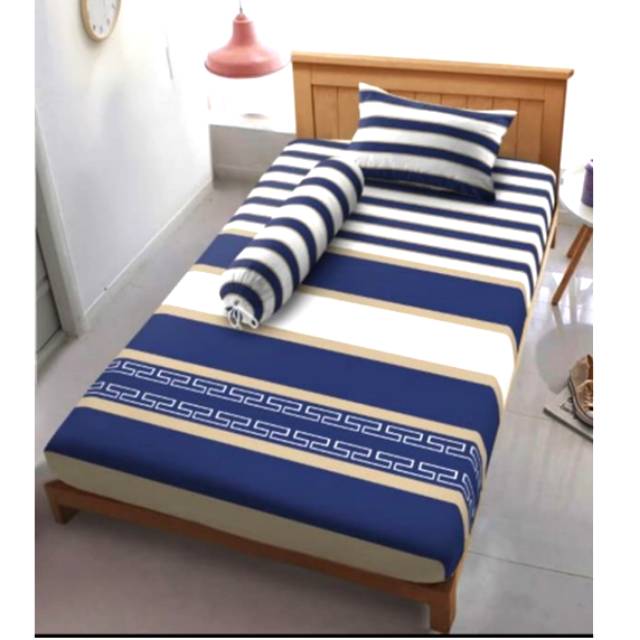 Sprei Seprei Anak laki perempuan motif Garis 120 x 200 Kintakun Olympia