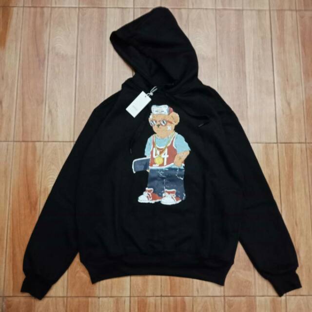 SWEATER HOODIE GUCCI X DISNEY COTTON FLEECE PREMIUM TEBAL