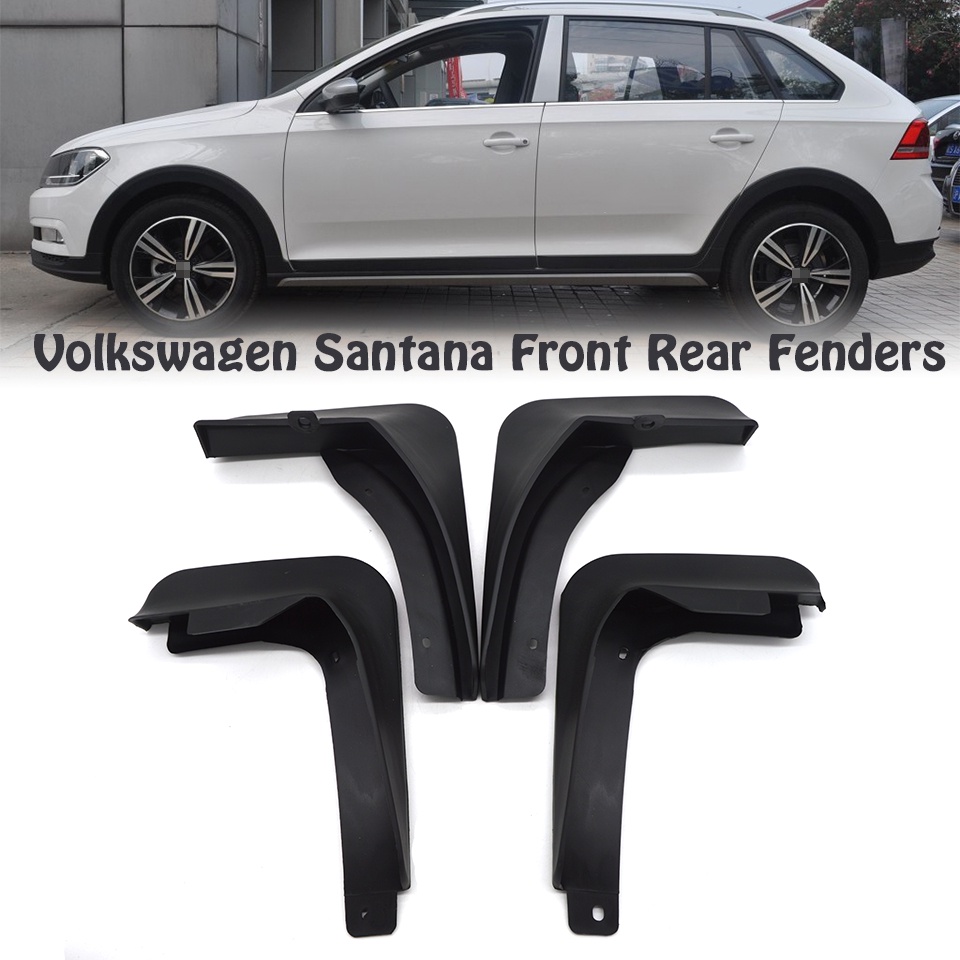 1 Set Mud Flap Pelindung Splash Untuk Fender Mobil Volkswagen Santana 2013 2014 2015