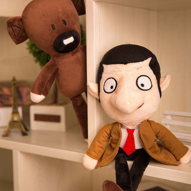 New 40cm Movie Mr Bean+Teddy Bear Soft Doll Stuffed Animal Plush Toy Kid Xmas Gift Toys