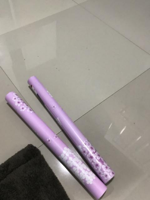 Genaris Wallpaper Dinding Sticker Wallpapaer Stiker 45cm X 5m Wallpeper Dandelion Pink