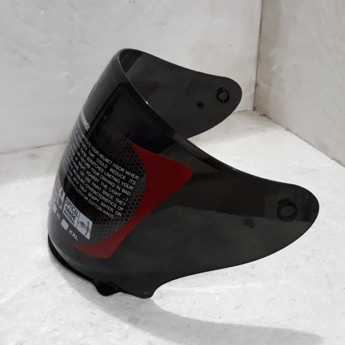Kaca helm kyt kyoto hitam dan ink dynamic ori