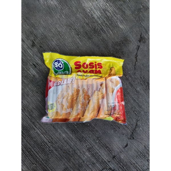 

sosis ayam kombinasi so nice 1kg isi 30 pcs