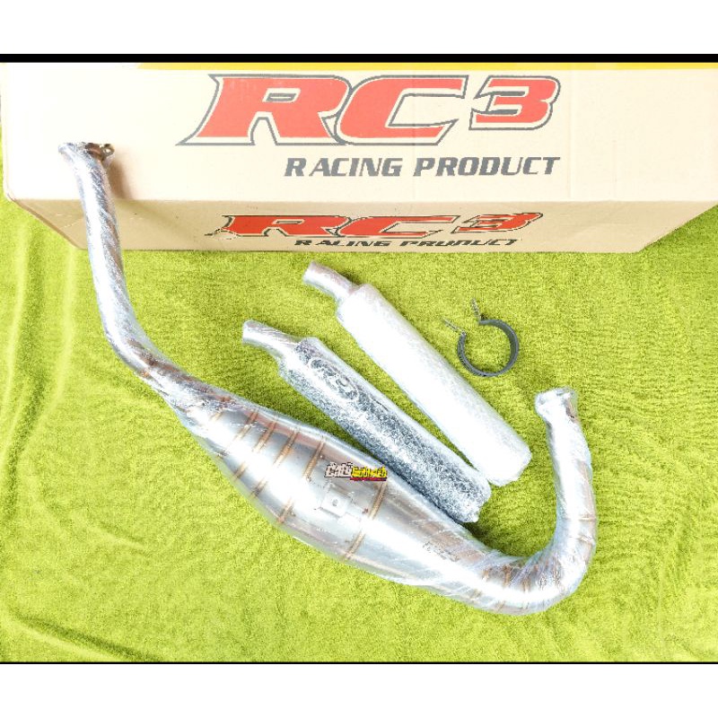 KNALPOT STAINLESS COBRA SLINCER TZ ALUMUNIUM KAWASAKI NINJA R SS DAN NINJA RR 100% ORIGINAL RC3 MUFF