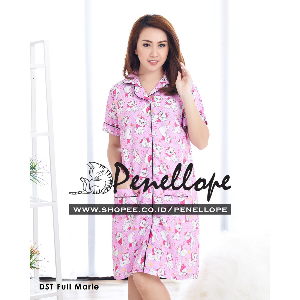 PENELLOPE Baju Tidur Daster Marie Cat Katun Jepang