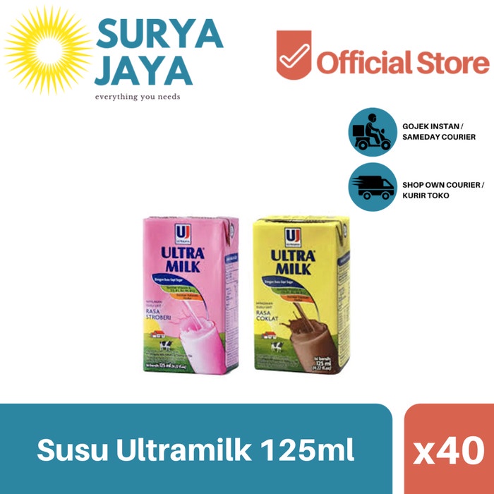 

Distributor Susu Ultramilk UHT 125ml (Isi 40 pc) -Susu Ultra UHT