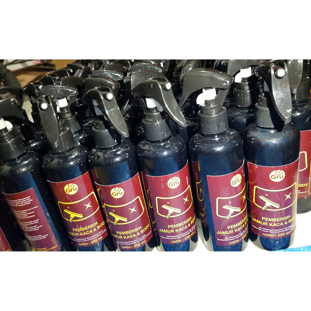 Pembersih Jamur Kaca dan Body  GRU Mobil &amp; Motor/Waterspot Remover eksterior kendaraan bisa COD