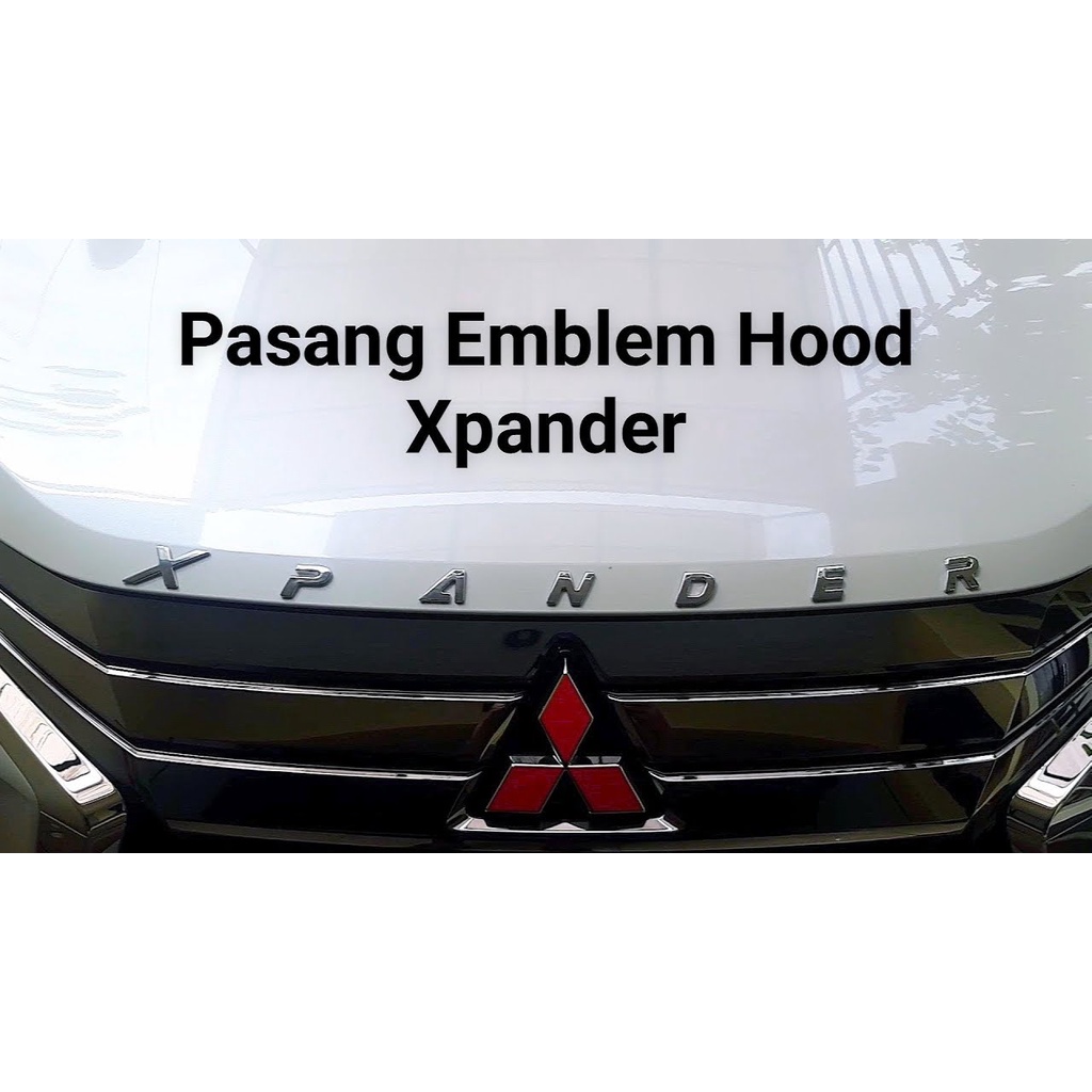 Jual Emblem Kap Mesin Xpander Emblem Engine Hood Mitshubishi Xpander Shopee Indonesia