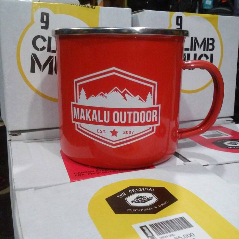 Mug Enamel Makalu 400ml Mug Gunung Mug Santai