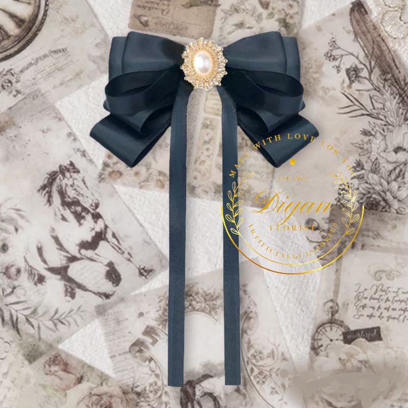 pita kado // pita hamper // korean ribbon brooch