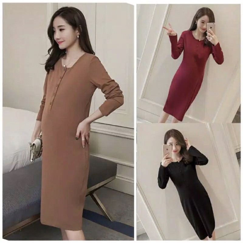 Dress Ibu Hamil Menyusui / Atasan Ibu Hamil / Maternity Wear / Woman Feminine Dress