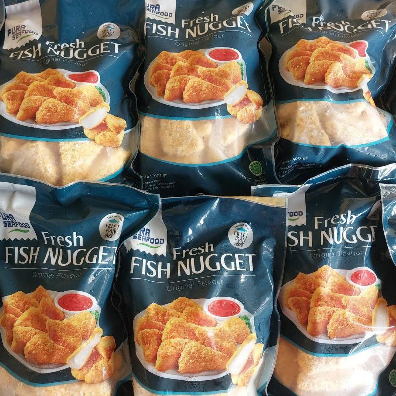 

FURA FISH NUGGET 500GR Nugget Fresh Fish Nugget Frozen Food 500gr