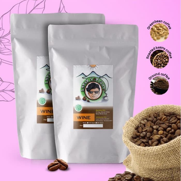 

Kopi Gayo Wine - (Biji kopi matang) Roasted Bean 250gr