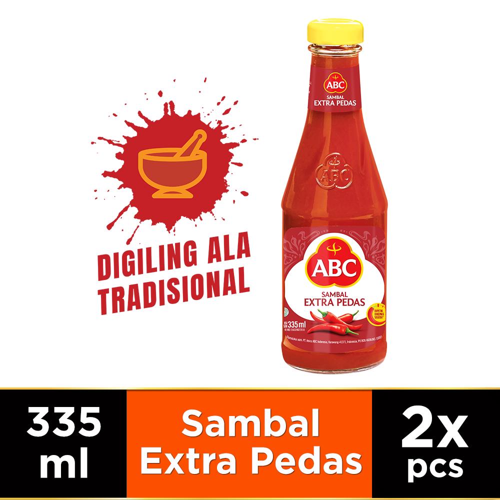 ABC Sambal Extra Pedas 335 ml - Twin Pack | Shopee Indonesia