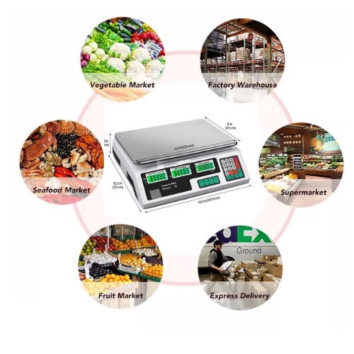 Timbangan Digital Buah dan Sayur Max. 40kg Type F-116 / Timbangan 40 KG Daging/Buah/Sayur