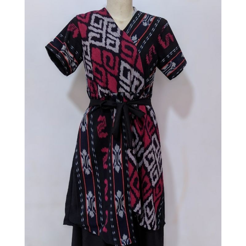 blazer kain tenun ikat troso