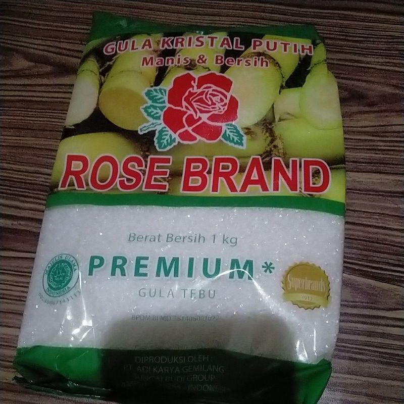 

Rose brand gula 1kg