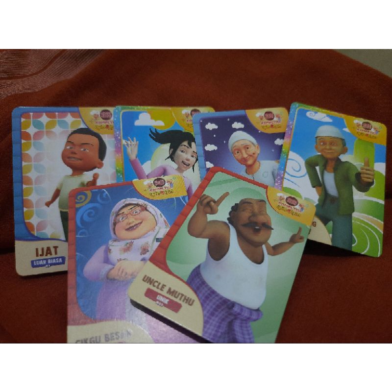 Kartu Upin Ipin AR Choki Choki