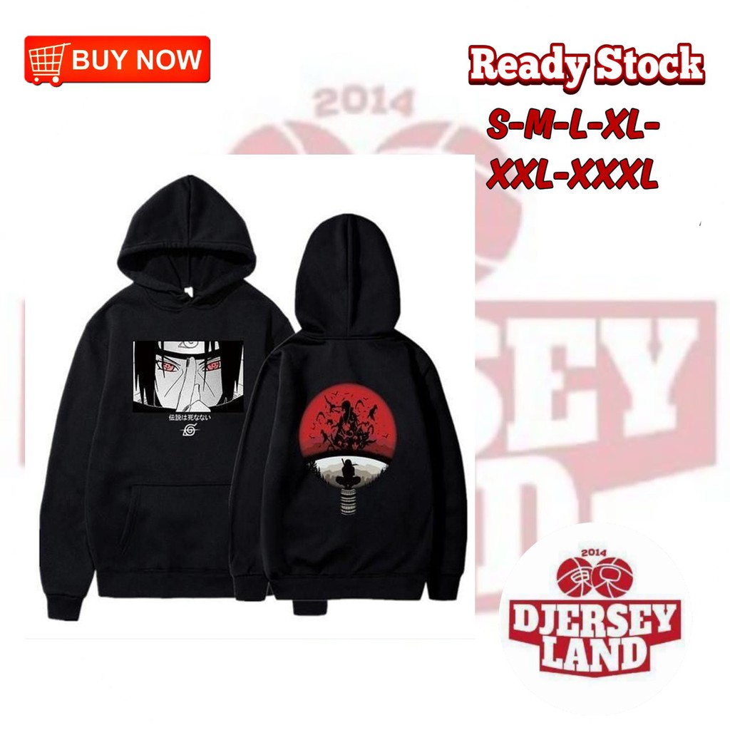 HOODIE PRIA ANIME NARUTO KARAKTER ITACHI