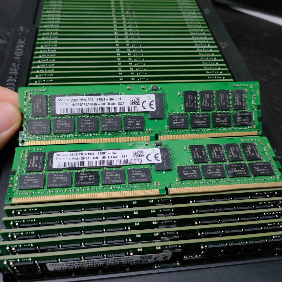 Memory Ram Server 32gb DDR4- 2Rx4 PC4-2400T ECC RDIMM ORIGINAL KHUSUS BUAT PC SERVER XEON