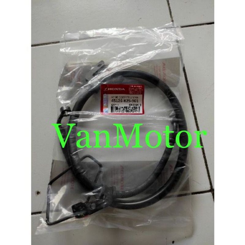 SELANG KABEL REM DEPAN MX MIO VARIO BEAT SCOOPY KARBU Fi BEAT POP STREET ESP VARIO 125 150 SUPRA REVO BLADE VEGA JUPITER SMASH SHOGUN SATRIA FU 2TAK NINJA HONDA BISA UNTUK SEMUA MOTOR KECUALI KLX CRF WR