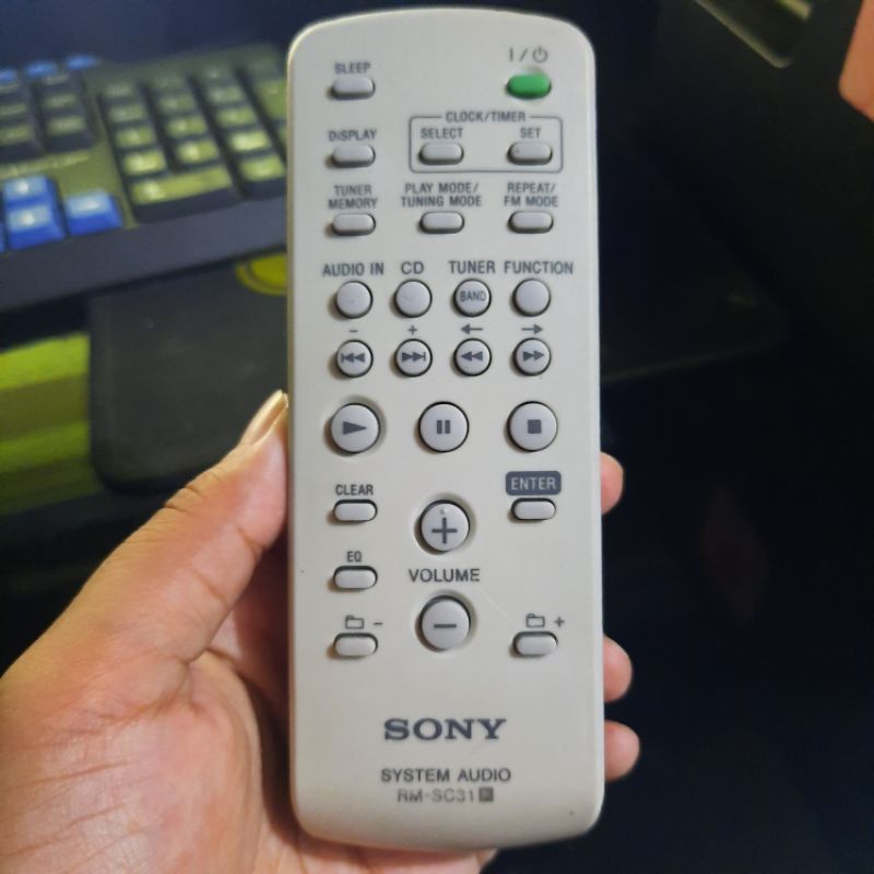 REMOTE REMOT AUDIO SYSTEM SONY RM-SC31 ORIGINAL ASLI