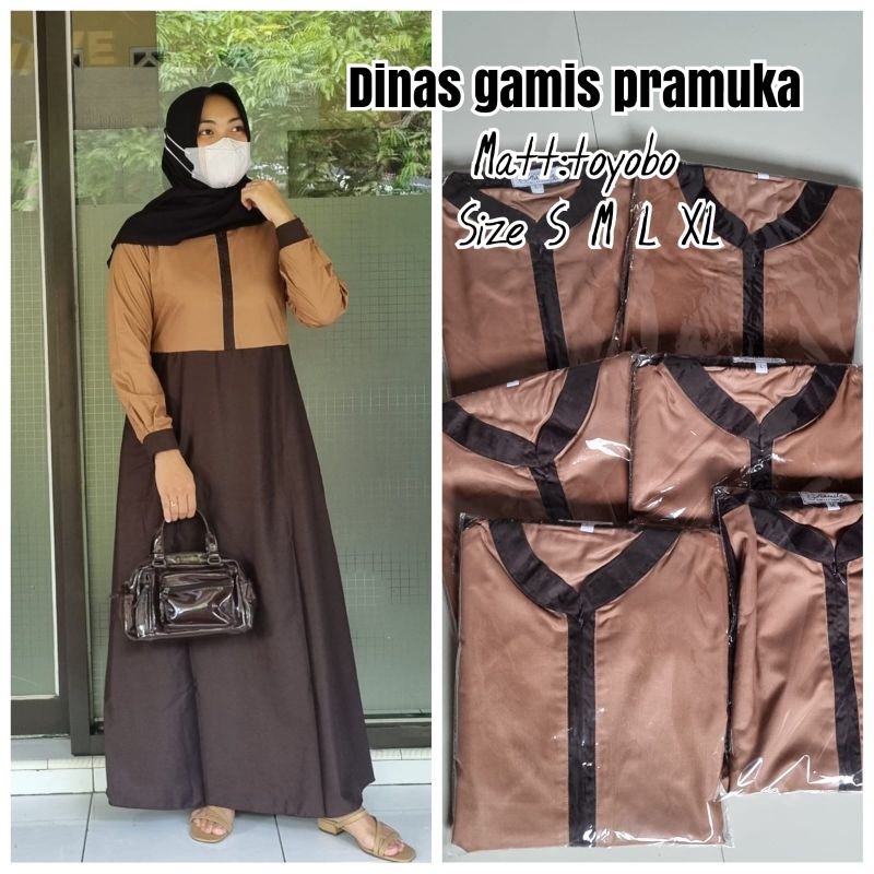 SERAGAM PRAMUKA DINAS TOYOBO ORI SIZE S M L XL XXL