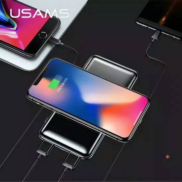 USAMS PB2 Powerbank Wireless Charger 10000mah Original