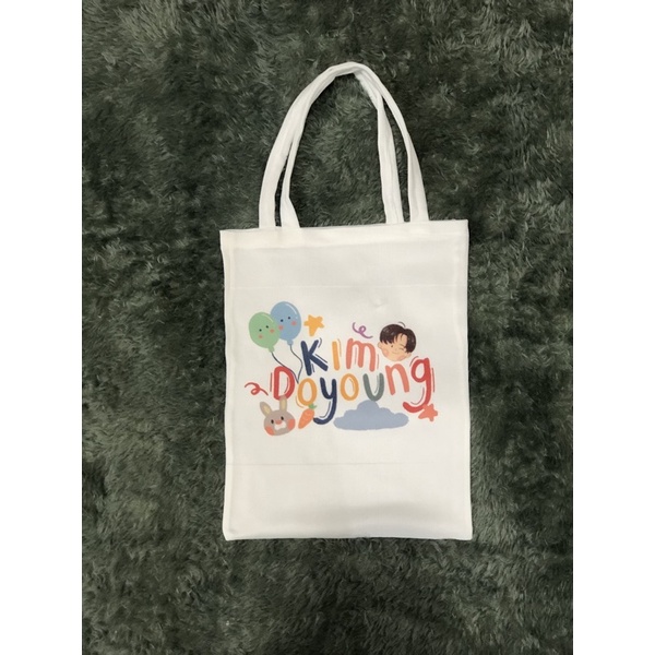 Tote Bag Simple dan Bergambar Nama Member NCT 127 / SM Entertaiment