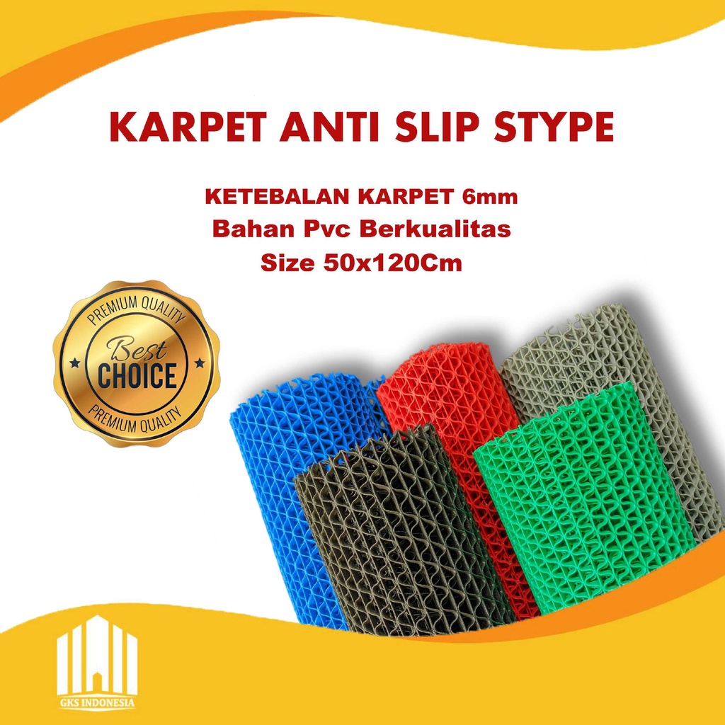 KARPET ANTI SLIP  STYPE 6 MM / HOLLOW MAT / KESET MASJID / KESET TEMPAT WUDLU / KESET TOILET / KESET KANDANG HEWAN