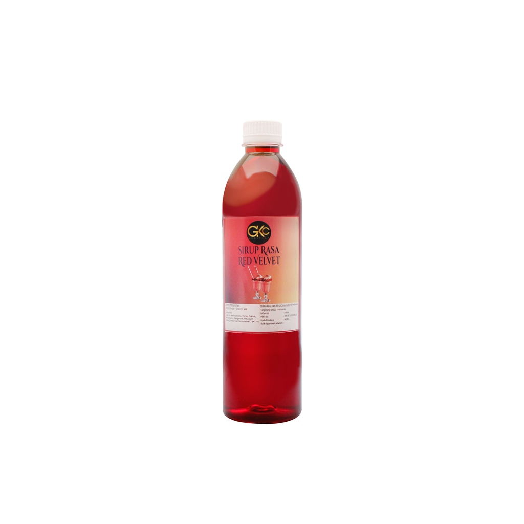 Sirup Red Velvet / Redvelvet Syrup Minuman GKC Heritage 640 ml (Import Quality)