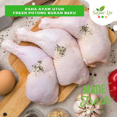 

Paha Ayam Utuh 450 - 500 Gram Fresh Frozen Chicken Thighs Daging Beku Segar